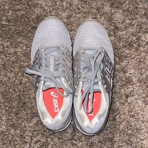 Gray Asics Shoes